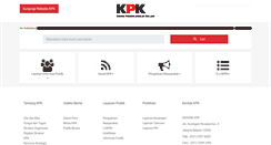 Desktop Screenshot of kpk-om-system.kpk.go.id