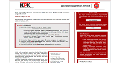 Desktop Screenshot of kws.kpk.go.id